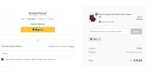 Greater good coupon code