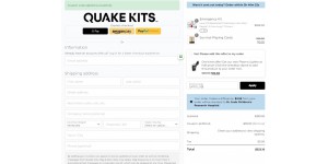 Quake Kits coupon code