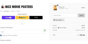 Nice Movie Posters coupon code