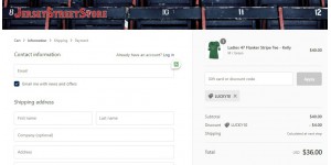 Jersey Street Store coupon code