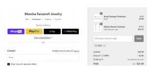 Meesha Farzaneh Jewelry coupon code