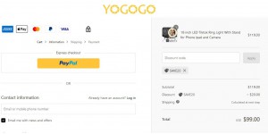 Yogogo coupon code