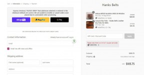 Hanks Belts coupon code