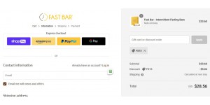 Fast bar L-nutra coupon code