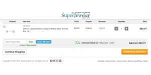 Super Jeweler coupon code