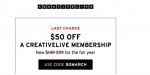 Creative live discount code