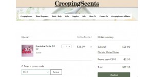 Creeping Scents coupon code