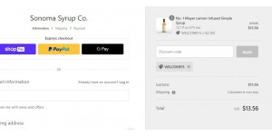 Sonoma Syrup Co coupon code