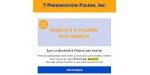 Presentation Folder discount code