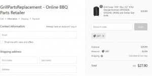 Grill Parts Replacement coupon code