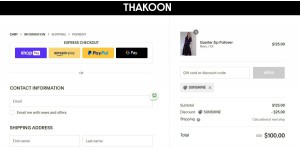 Thakoon coupon code