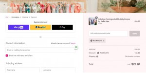 Whim & Wonder Boutique coupon code