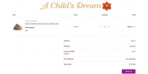 A Childs Dream coupon code