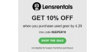 Lensrentals discount code