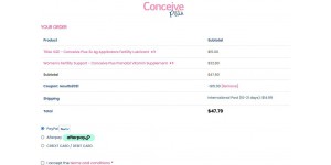 Conceive Plus coupon code