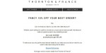 Thornton and France discount code