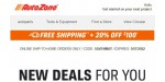 Auto Zone discount code