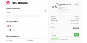 The House coupon code