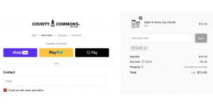 County Commons Co coupon code