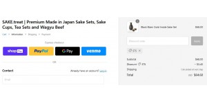 Sake Treat coupon code
