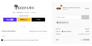 Keepaws coupon code