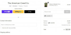 The American Creed Co coupon code