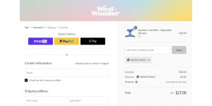 Woof and Wonder coupon code