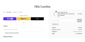 Skin Lumina coupon code