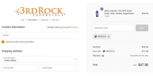 3rd Rock Essentials coupon code