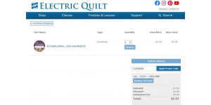 Electric Quilt coupon code