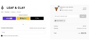 Leaf & Clay coupon code