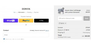 Dorsya coupon code