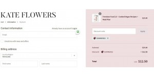 Kate Flowers coupon code