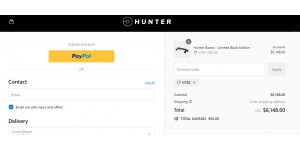 Hunter Board coupon code