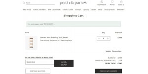 Perch and Parrow coupon code