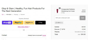 Glop And Glam coupon code