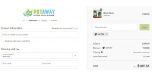 PotAway coupon code