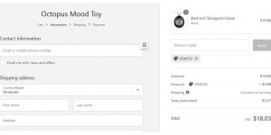 Octopus Mood Toy coupon code