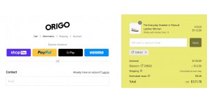 Origo Shoes coupon code