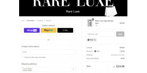 Rare Luxe coupon code