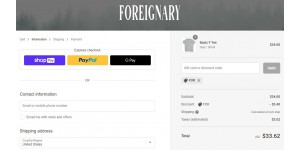 Foreignary coupon code
