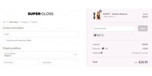 Super Gloss coupon code