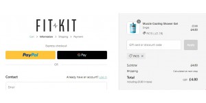 Fit Kit Bodycare coupon code