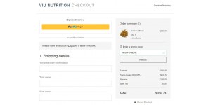 Viu Nutrition coupon code