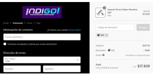 Indigo Moto coupon code
