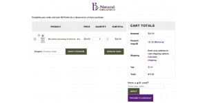 Be Natural Organics coupon code