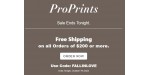 Pro Prints discount code
