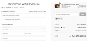 Daniel Philip Watch Indonesia coupon code