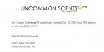 Uncommon Scents discount code