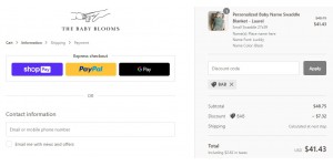 The Baby Blooms coupon code
